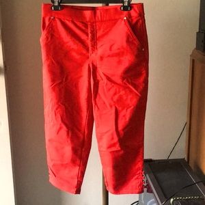 Dillards Red Capris